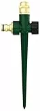 LATERN Metall Gartensprenger, 360 Grad Hochleistungs Schlag Rasensprenger Großflächen Automatischer Bewässerungs Sprinkler mit Metallspitze für Rasen Garten Bewässerung Pflanzen Blumen Gemüse Gras