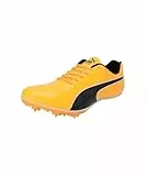 PUMA Unisex Evospeed Sprint 14.5 Track and Field Shoe, Sun Stream Black White, 41 EU