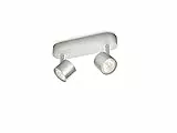 Philips myLiving LED Spot, 2x4W, alu