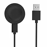 MoKo Magnetisches Ladegerät Kompatibel mit Huawei Watch GT5/5 Pro/GT4/GT3/GT3 Pro/3 SE/GT2 Pro/Watch 4/4 Pro/3/3 Pro/Ultimate/GT Runner, Tragbares Ladestation mit Separatem 1 M Ladekabel, Schwarz