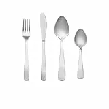 Otto Koning Hannover. Besteck Set 4 Personen, Essbesteck Set 16 teilig, Besteck Edelstahl - Poliert - Perfekt für den täglichen Gebrauch.