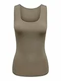 ONLY Damen ONLEA S/L 2-Ways FIT JRS NOOS Top, Walnut,L