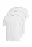 OLYMP Herren T-Shirt Rundhals Modern,Einfarbig,modern fit,weiß 00,XL
