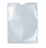 HERMA 5015 Ausweishülle transparent, 25 Stück, Ausweishalter zum Schutz für Personalausweise & Bankkarten, Plastik Kartenhüllen Schutzhüllen Set, durchsichtig