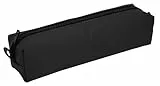 GERMANUS Federmäppchen Schlamper Aurel, Leder (Schwarz)