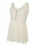 Mama.licious Damen Mlevi Lia S/L JRS Top 2F A. Noos, Whitecap Gray, M EU