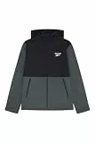Reebok Herren Softshell Jacke mit Kapuze, Wanderjacke, olivgrün, M