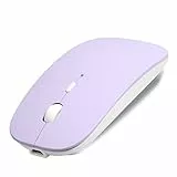 AE WISH ANEWISH Bluetooth Maus kompatibel mit iPad/iPhone/Mac/PC/Computer, wiederaufladbar geräuschlos Mini Kabellose Maus für Windows/Linux/Android, 3 DPI Einstellbares Bluetooth 5.0
