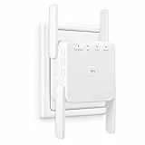 WLAN Verstärker, 1200Mbit/s WLAN Repeater, 5G & 2.4G Dualband Ultraxtender WiFi Verstärker mit LAN anschluss, WPS, Kompatibel mit 99% Standard-WiFi Routern, Deckt bis zu 9200Sq.ft und 35 Geräte