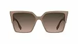 KARL LAGERFELD Women's Sunglasses KL6207S - Nude with Gradient Brown Rose Lens