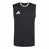 adidas Herren Entrada26 Sleeveless Jersey Shirt, Black/White, S