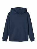 Name IT Unisex Nlnnizu Ls Bru Sweat W. Hood Noos Jogginghose, Navy Blazer, 170-176 EU