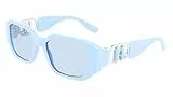 Karl Lagerfeld Unisex KL6085S Sunglasses, 450 Azure, 55