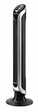 Rowenta VU6670 Eole Infinite, Turmventilator, Timer bis zu 8 Stunden, 3 Geschwindigkeiten, Fernbedienung, automatische Abschaltung, Piano Schwarz