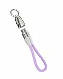 EndlesShine USB C Kabel Kurz 15cm (1 Stück) USB C auf USB C Schlüsselanhänger Ladekabel 240W Schnellladekabel für Powerbank Smartphone Tablet Laptop Auto und Reise (Violett)