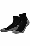 JP 1880 Herren große Größen Übergrößen Menswear L-8XL Sportsocken, extra weiche Sohlendämmung schwarz 39+ 748200130-39+