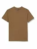 Mil-Tec US Style T‑Shirt Herren • Klassisches Bundeswehr T-Shirt aus Baumwolle mit Rundhals Ausschnitt • Hochwertiges & weiches Basic Shirt für Alltag, Outdoor, Arbeit • Braun, XL
