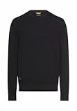 camel active Herren Strickpullover mit Rundhalsausschnitt Navyblau, Menswear-XL