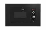 NEFF HLAWG26S3, N 50, Einbau-Mikrowelle ohne Grill, Automatikprogramme, Easy Clean Selbstreinigung, Einfache Bedienung durch Drehknebel und LED-Display Plus, Ideal für Hocheinbau mit Drehtür, Schwarz