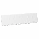Hager S35S Blindstreifen reinweiß RAL9010, Länge219mm, 1 Stück Abdeckstreifen