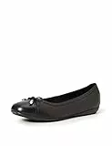Geox Damen D Annytah D Geschlossene Ballerinas, Schwarz, 41 EU