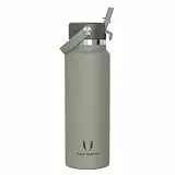 Sparrow Trinkflasche Edelstahl 1.2L - Weiter Öffnung SwivelSip Thermosflasche mit Strohhalm - BPA-frei, Auslaufsicher Trinkflaschen - Ergonomisch Thermoskanne für Sport, Reisen, Outdoor