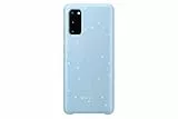 Samsung LED Smartphone Cover EF-KG980 für Galaxy S20 | S20 5G Handy-Hülle, LED-Benachrichtigungen, Lichteffekte, Schutz Case, blau