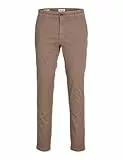 JACK&JONES Herren Jpstmarco Jjarthur Chino Sn Chinohose, Peppercorn, 32 W/34 L
