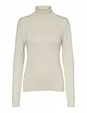 Vero Moda Damen VMGLORY LS Rollneck Blouse NOOS Pullover, Birch, S