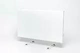 Adax Eco Basic Elektroheizkörper - 1400W, Weiß | Thermostat mit Zeitschaltuhr | Elektroheizung mit Standfüßen | Heizkörper Elektrisch - 330mm | Frostwächter, Wochenmodus