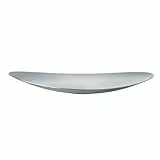blomus Schale -ONDEA- | Schüssel aus Edelstahl | Farbe Edelstahl matt | Größe M 35Lx42Bx7H cm | Obstschale mit schön geschwungener Silhouette