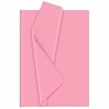 Bouiexye Rosa Seidenpapier für Geschenktüten 60 Blatt Seidenpapier Bulk 51x37cm Weihnachten Seidenpapier zum Verpacken Verpackungspapier für Füller Blumen Geburtsta Hochzeit Dekor