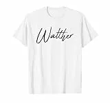Beautiful Handwritten Font Walther Calligraphy T-Shirt