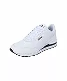 Puma ST Runner V4 L Unisex-Sneaker für Erwachsene, Puma White-Puma Black-Puma White, 11 UK