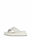 Calvin Klein Jeans Damen Espadrilles mit Absatz, Mehrfarbig (Triple Eggshell), 38
