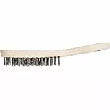 PFERD TOOLS Handbürste HBU | 4reihig Edelstahl-Draht-ø 0,30 | 43698006 – universell einsetzbar