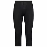 Odlo Thermohose Herren Active Warm I Thermounterwäsche I Warme Skiunterwäsche 3/4 Thermohose I Herren