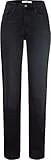 BRAX Damen Style Carola Blue Planet Nachhaltige Five-Pocket Jeans Used Black 34W / 30L