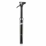 XLC Unisex – Erwachsene All MTN Teleskopsattelstütze SP-T05, Schwarz, 402 mm
