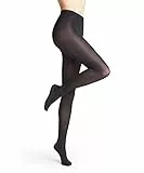FALKE Damen Strumpfhose Seidenglatt 40 DEN W Ti halb-blickdicht einfarbig 1 Stück, Blau Marine 6179, S-M