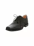 Think! Herren GURU chromfrei gegerbte nachhaltige Halbschuhe, SCHWARZ 0010