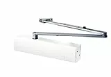 Burg-Wächter Türschließer für Außen– und Innentüren, hydraulisch, variabel einstellbar, Breite bis 140 cm, Gewicht bis 180 kg, TS 4000 V W, Weiß