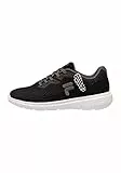 FILA Herren FLEXX Laufschuh, Black-White, 45 EU