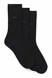 BOSS Herren 3p Rs Uni Sp Cc Socken, New - Black1, 43-46 EU
