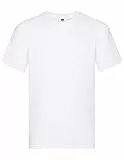 Fruit of The Loom Herren Original T. T-Shirt (5er Pack), weiß, XL