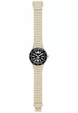 Hip Hop Armbanduhr Beige 42mm