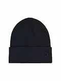 TOM TAILOR Denim Herren Basic Beanie Mütze mit Logo, 10668 - Sky Captain Blue, OneSize