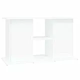 vidaXL Aquariumständer, Aquarium Unterschrank mit viel Stauraum, Aquarium Tisch mit stabiler Oberplatte, Aquariumschrank Aquarium Halter, Weiß Holzwerkstoff