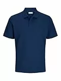 JACK & JONES Herren Jjeaustin Polo Ss Noos, Navy Blazer, L EU