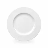 Villeroy & Boch Royal Speiseteller 27 cm weiß - hochwertiges Premium Bone Porzellan, mikrowellen- und spülmaschinenfest, elegantes und robustes Design